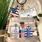 4th of July Wooden Patriotic Decorations Set – Red, White & Blue Tiered Tray, Table & Home Decor for Independence Day, Memorial Day & Labor Day
